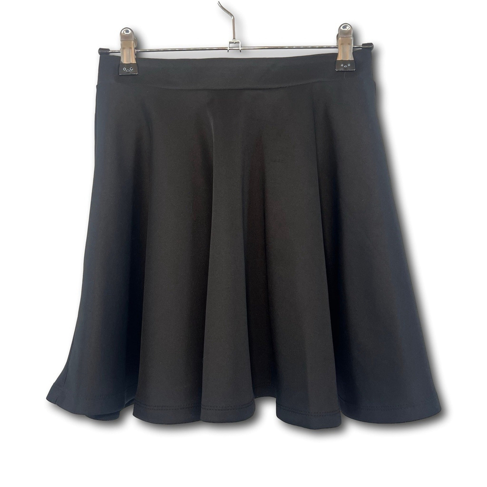 Spirit Halloween Mini Skirt Flowy Black Skater Women’s Adult Small Costume Doll